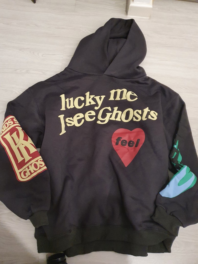 Lucky me i see ghost hoodie Clearance