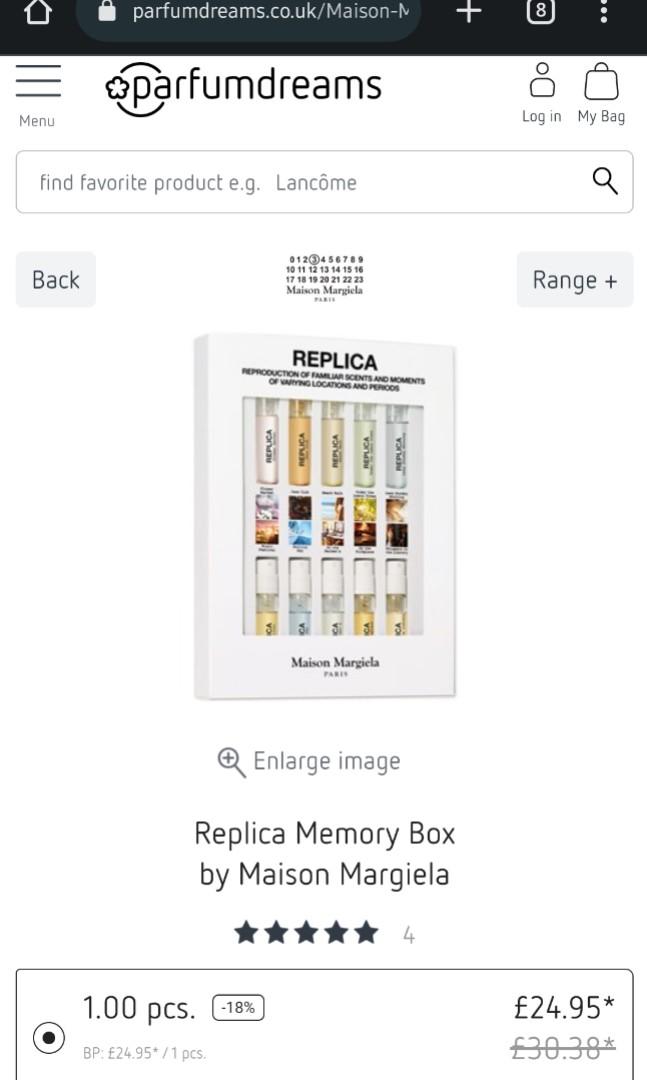 Maison Margiela REPLICA memory box, Beauty & Personal Care, Fragrance ...