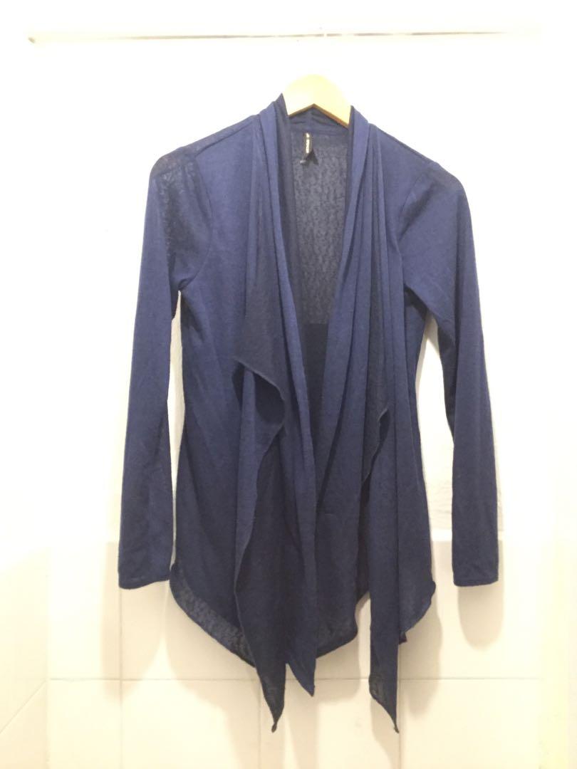 Marks Spencer Navy Blue Cardigan Women s Fashion Coats