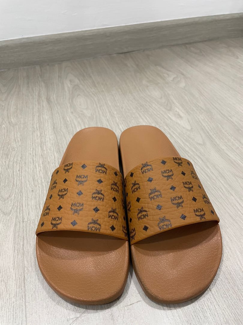 Mcm slides sale womens