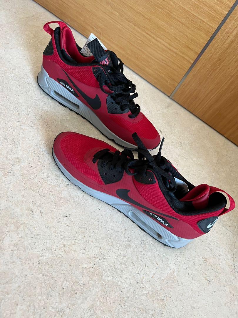 Nike air max 90 mid winter gym red sale
