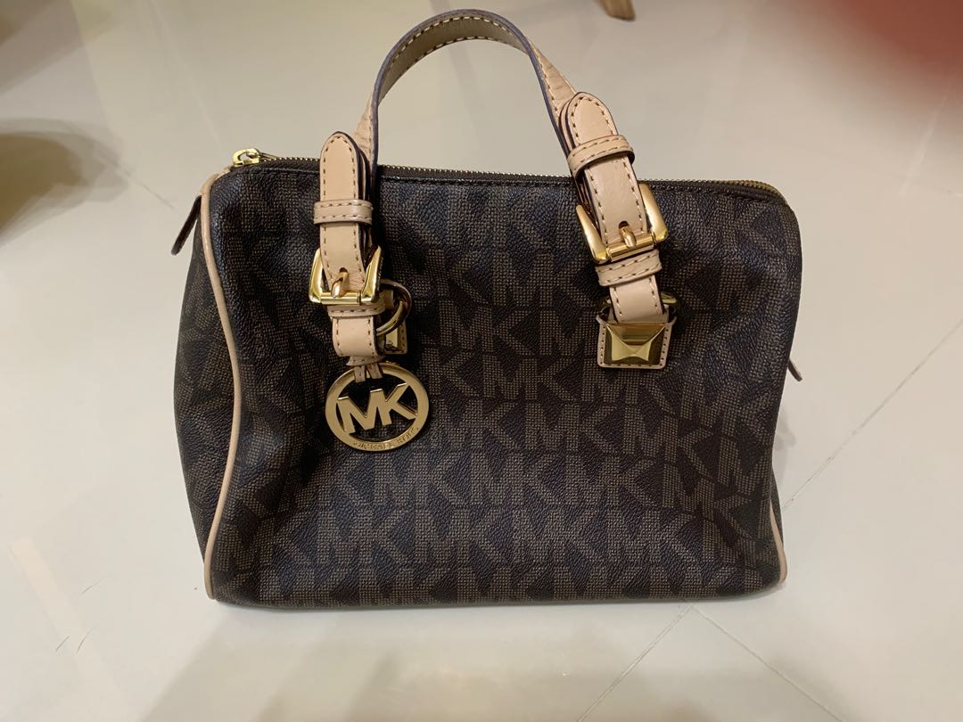 Authentic Micheal Kors Boston bag (with care card, dust bag & paper bag ...