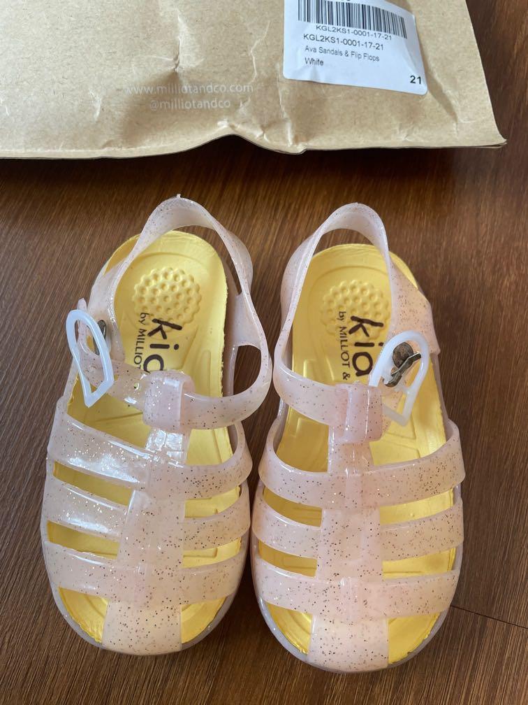 slingback jelly sandals