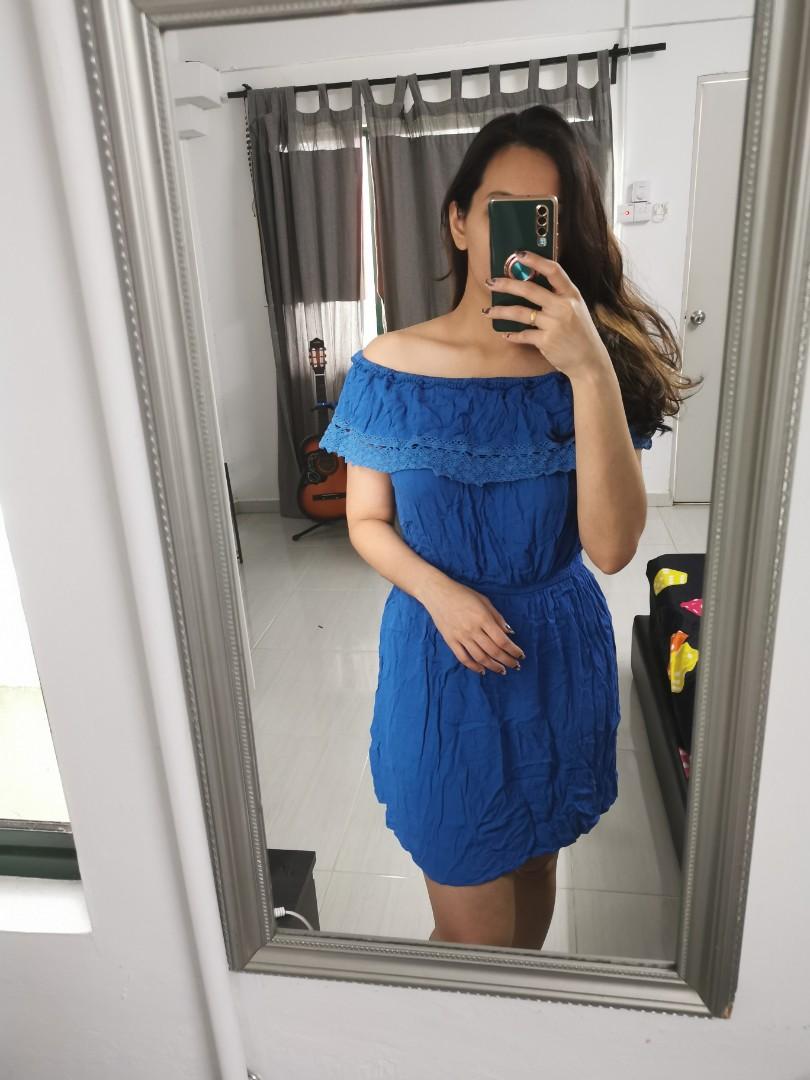 Miss selfridge online blue dress