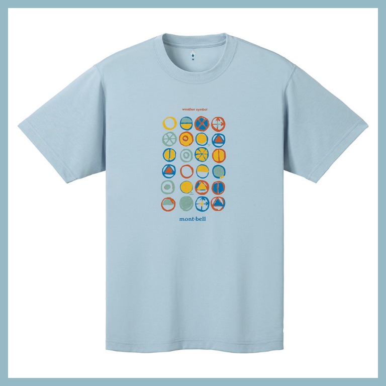 日版mont Bell Wickron T Weather Symbol 男裝 上身及套裝 T Shirt 恤衫 有領衫 Carousell