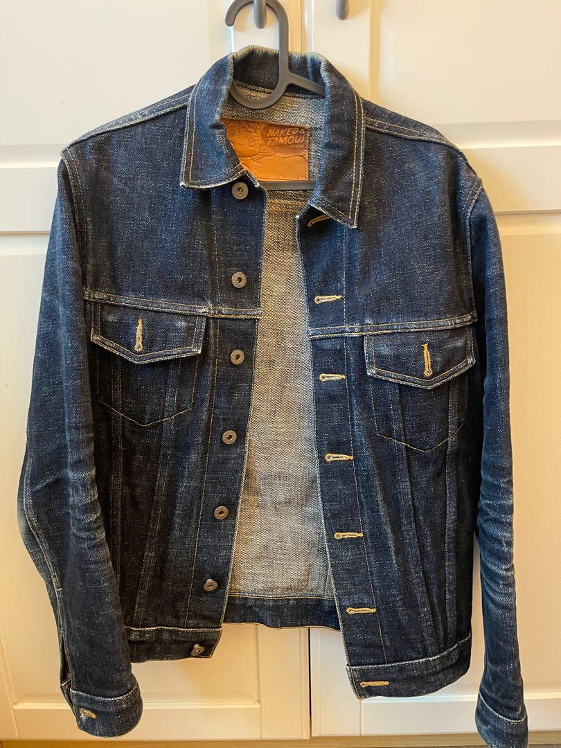 Naked Famous Elephant 5 Denim Jacket 裸女大象5代牛仔外套 S號 他的時尚 外套在旋轉拍賣