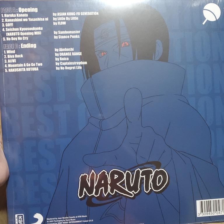 Naruto Best Collection OST Vinyl Limited Blue Sasuke Edition (250