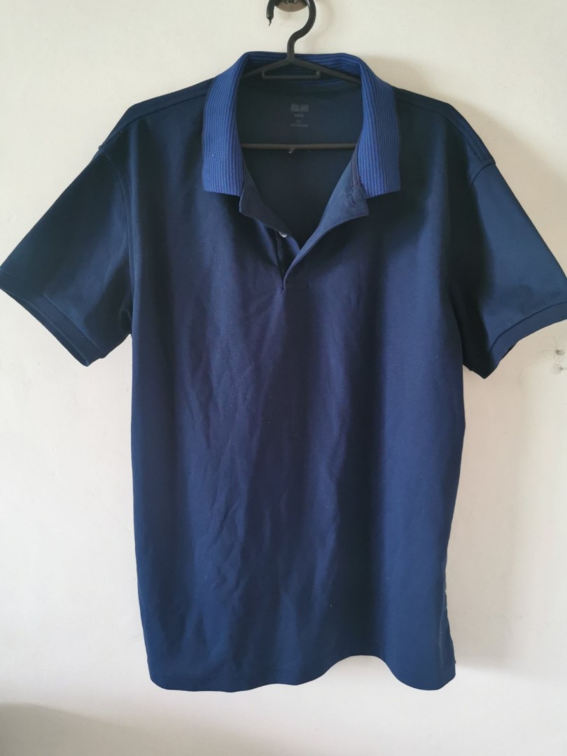 Navy Blue Polo Shirt, Men's Fashion, Tops & Sets, Tshirts & Polo Shirts ...