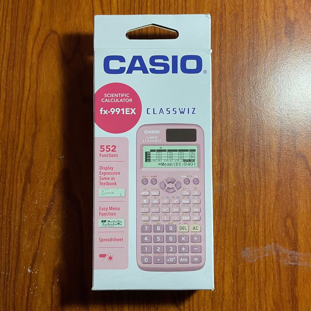 Casio FX-991EX Scientific Calculator 552 Funktion neu FX 991 EX Classwiz 