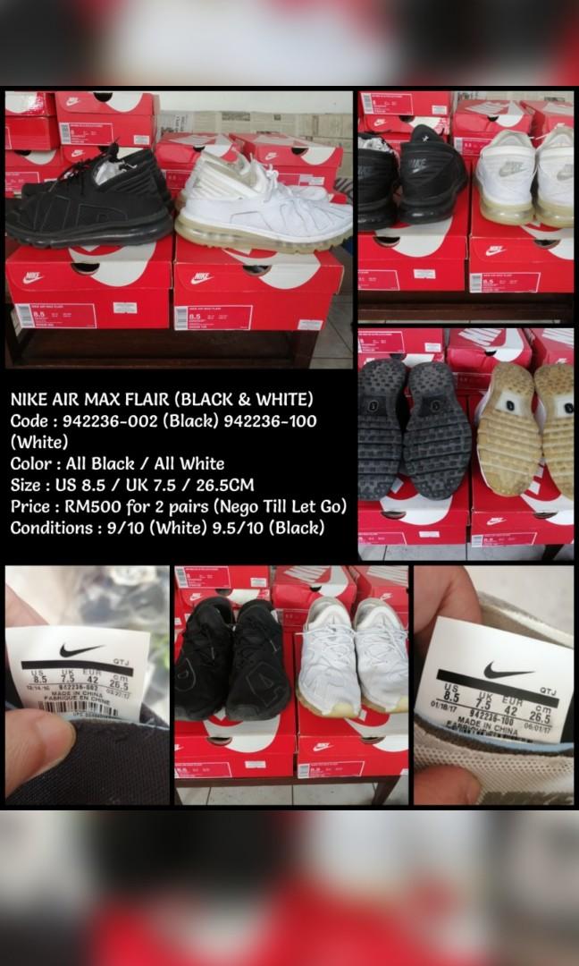 NIKE AIR MAX FLAIR X 2 Pairs For RM150