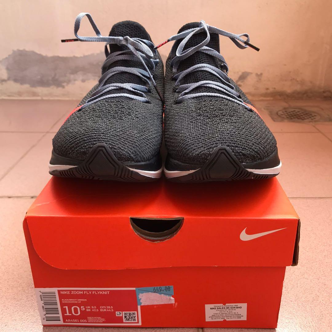 Nike Zoom Fly Flyknit Men s Fashion Footwear Sneakers on Carousell