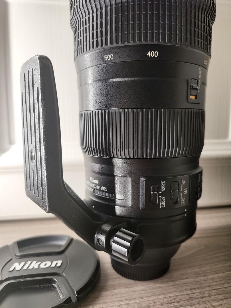 Nikon Af-s 200-500mm F5.6E Ed VR 有防震, 攝影器材, 鏡頭及裝備