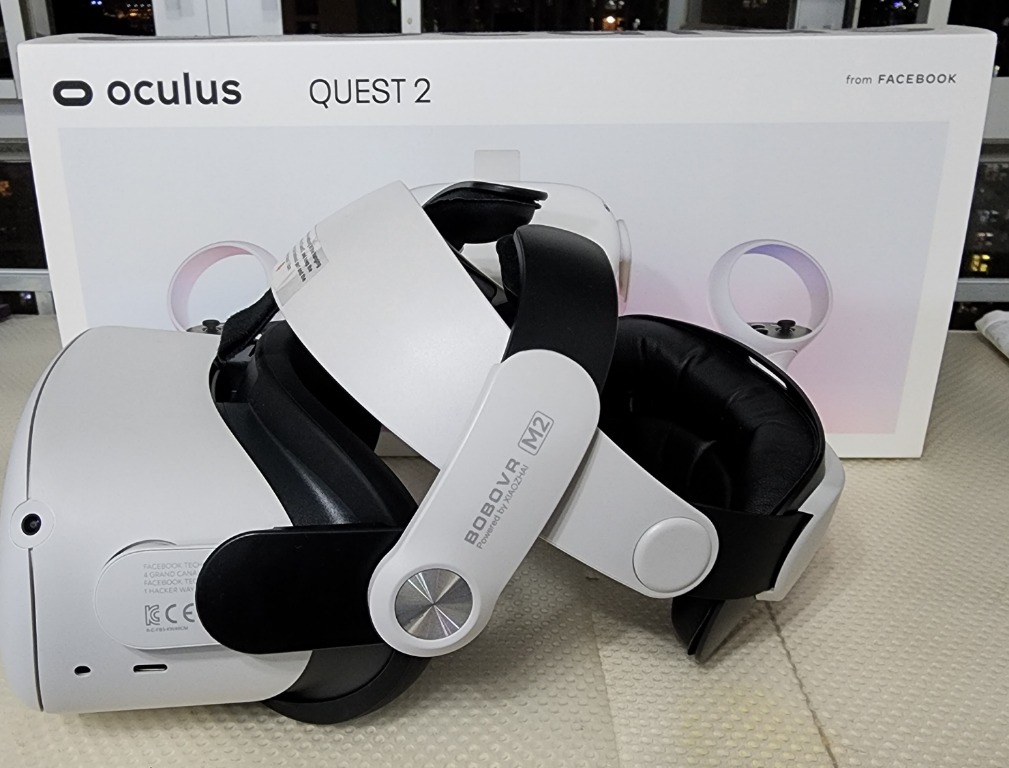 新淨Oculus Quest 2 VR 128GB (Meta Quest 2) 送BoBo VR M2VR 虛擬實境器 穿戴裝置, 電子遊戲, 電子遊戲機, 其他 Carousell