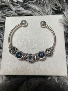 Pandora 18cm bracelet with charms