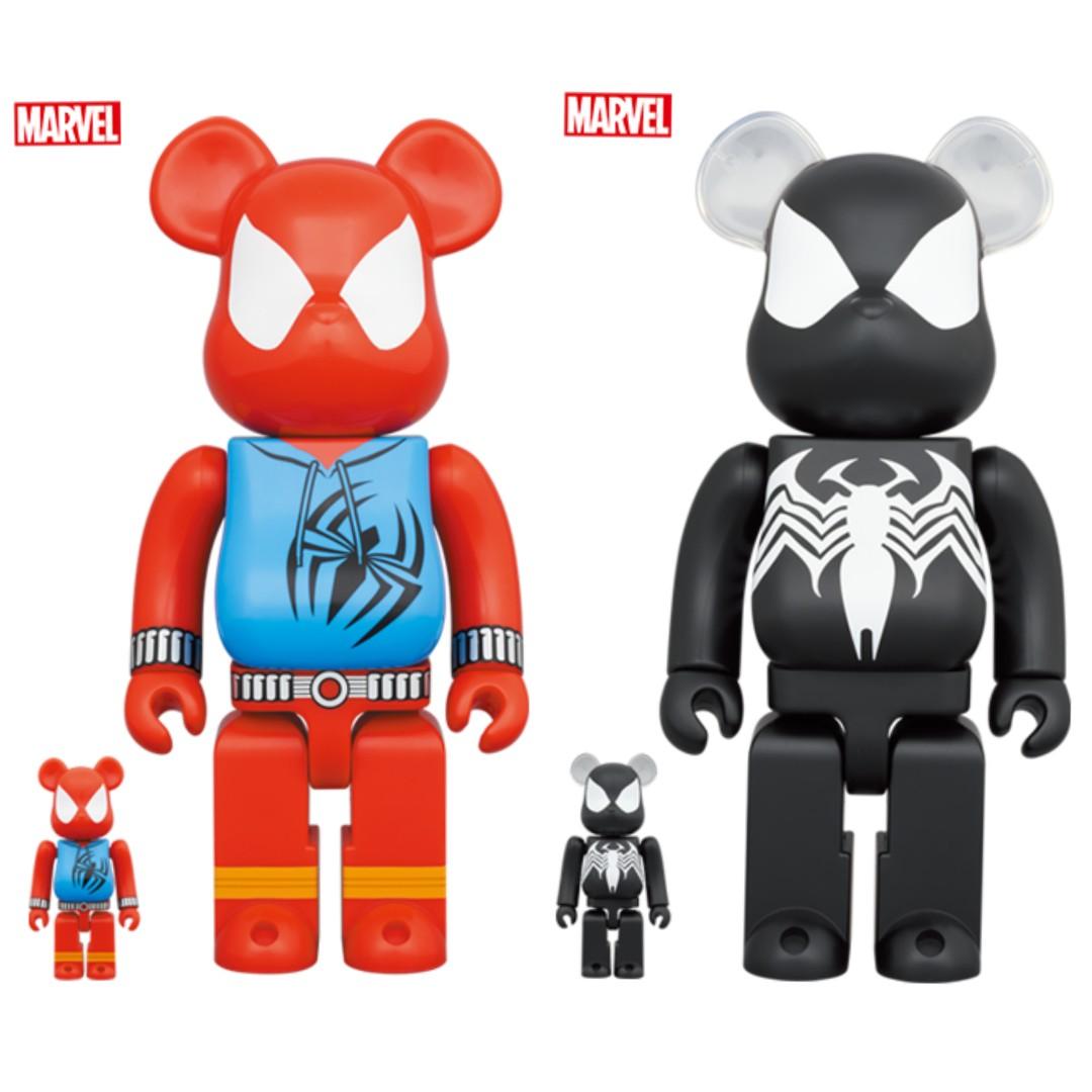 Scarlet Spider Bearbrick Spiderman 100 MEDICOM TOY BE@RBRICK
