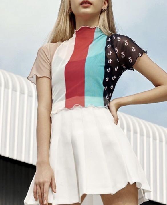 Pomelo x Tik Tok Top, Women's Fashion, Tops, Shirts on Carousell