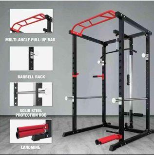 Power Cage with Lat Pull Down