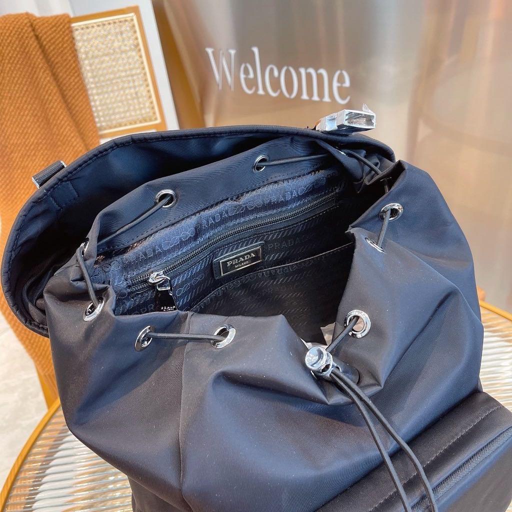 Prada nylon backpack preorder, Luxury, Bags & Wallets on Carousell