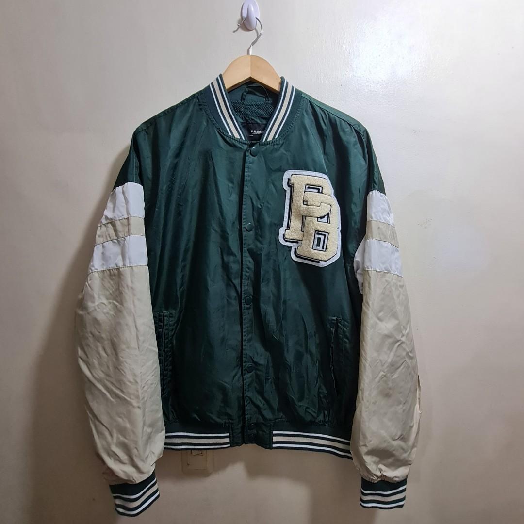 Pull Bear Nylon Varsity jacket