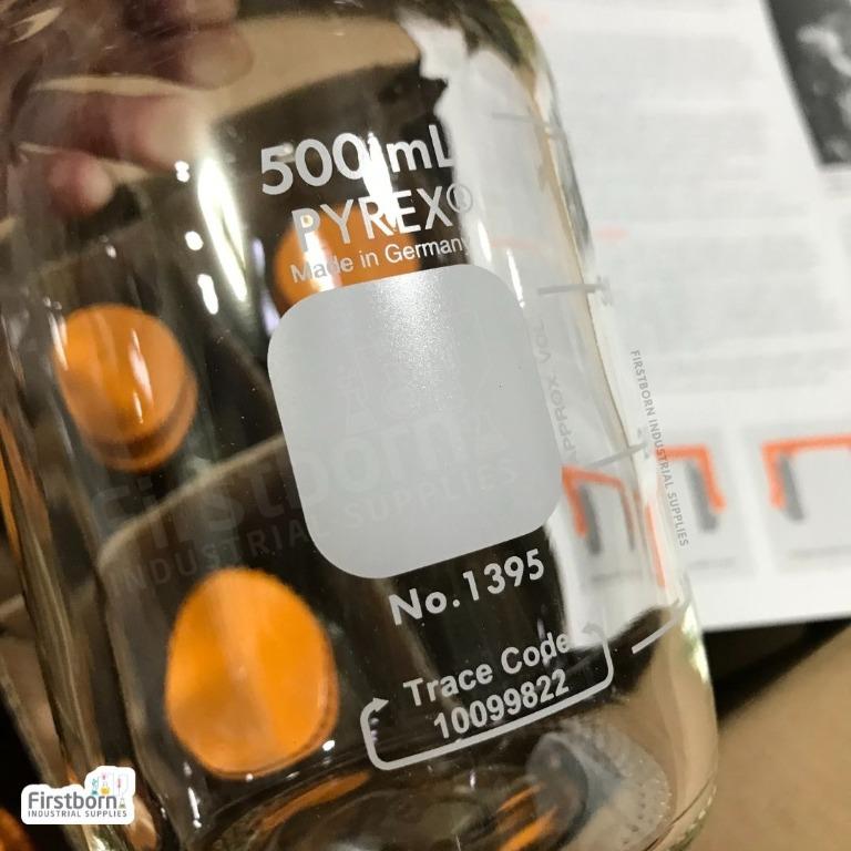 Pyrex Reusable Laboratory Bottle 500ML | The Lab Supplies, Commercial ...