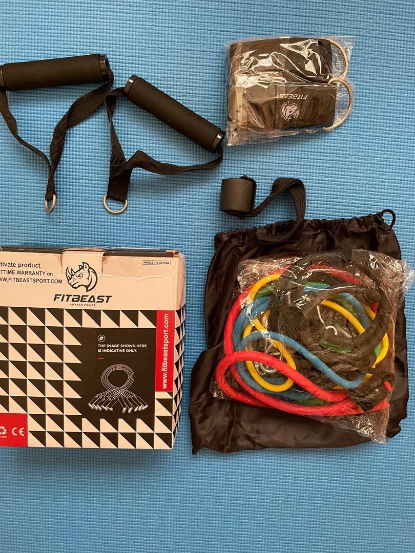 Resistance Band set, Sports Equipment, Exercise & Fitness, Toning