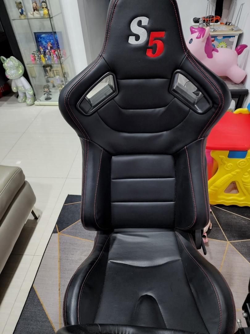 S5 racing rig set to go with PS4 +G29 shifter TV & stand, Video Gaming ...