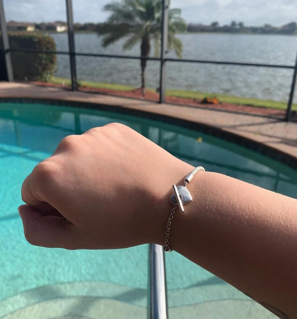 SALE 🌈 pandora Authentic heart t bar 