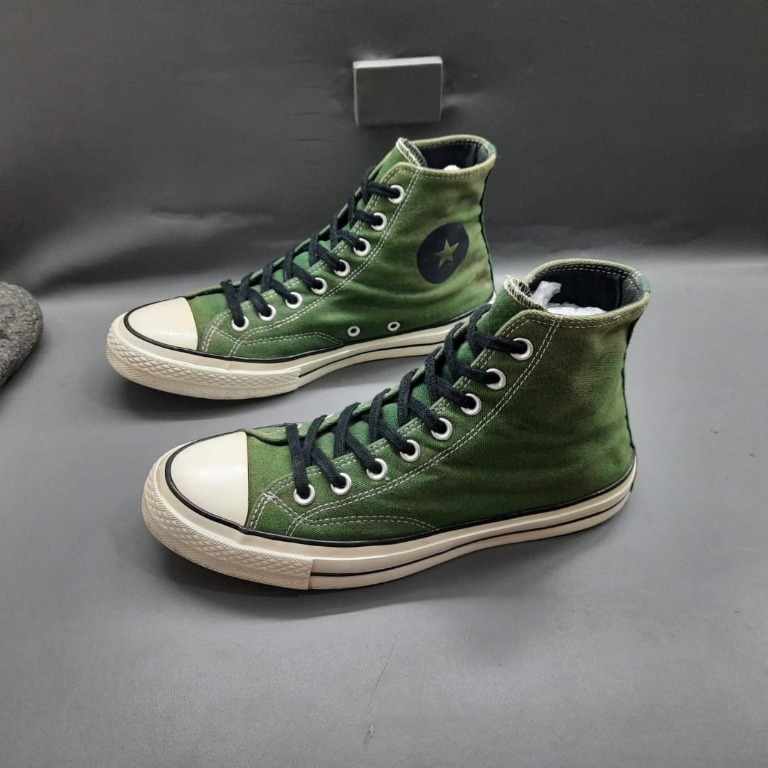 Sepatu Converse Chuck Taylor Hi Top Fire green black 163332C Size 42