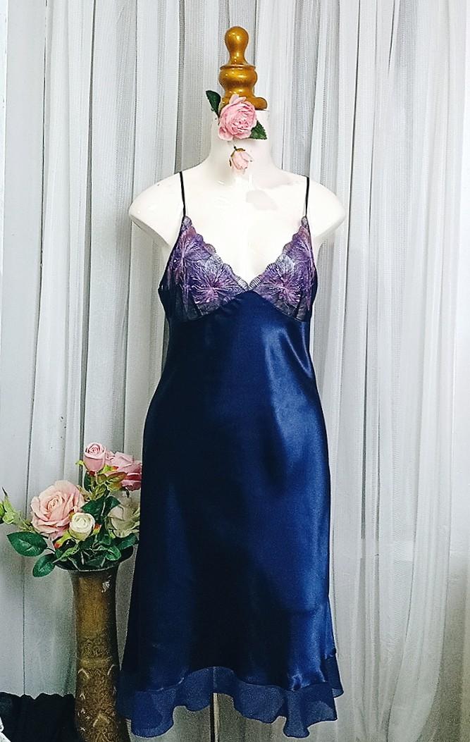 Silk top sleepwear dress