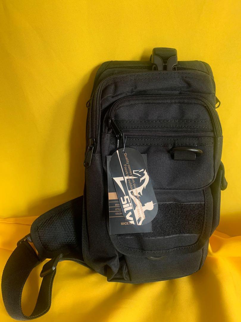 Silver Knight Tactical Sling Bag Men s Fashion Bags Sling Bags