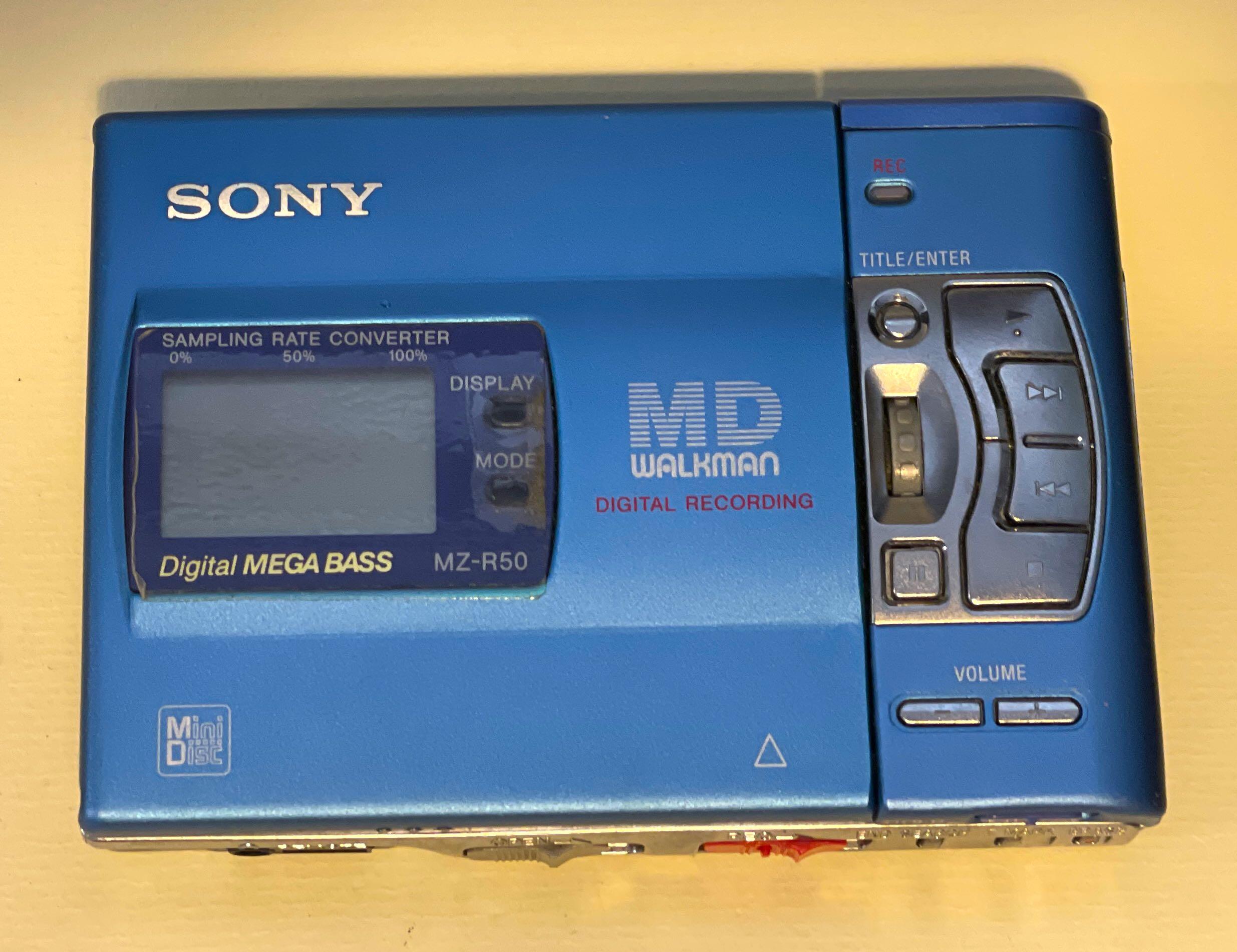 Sony MD Recorder MZ-R50 日本版, 音響器材, 音樂播放裝置MP3及CD