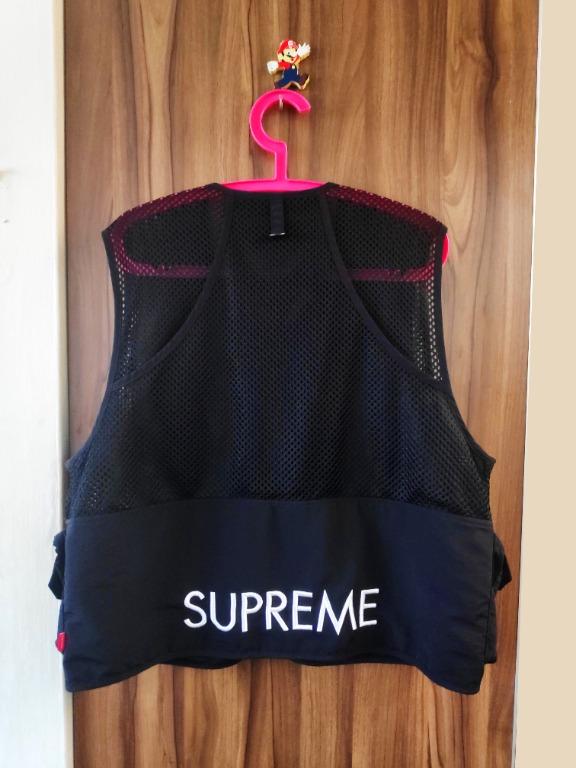 SUPREME X THE NORTH FACE CARGO VEST (BLACK) SIZE M USED 9/10