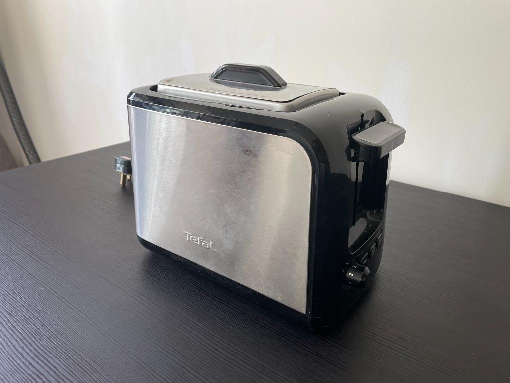 Black MIC Toaster 2 Slice Wide Slot 825 W 6 Browning Settings,Polished Stainless Steel Housing Toaster with Cancel/Bagel/Reheat/Defrost High-Lift