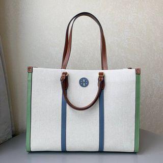 blake embossed tote tory burch