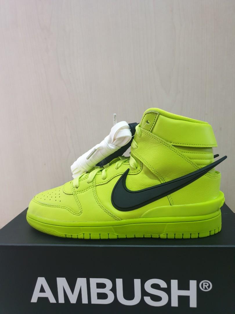 BNDS Nike Dunk High Ambush Flash Lime 