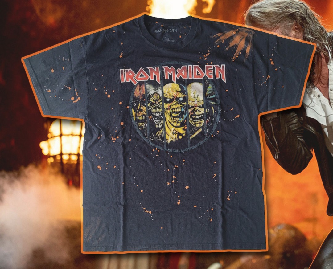 Vintage 2016 Iron Maiden Splatter 
