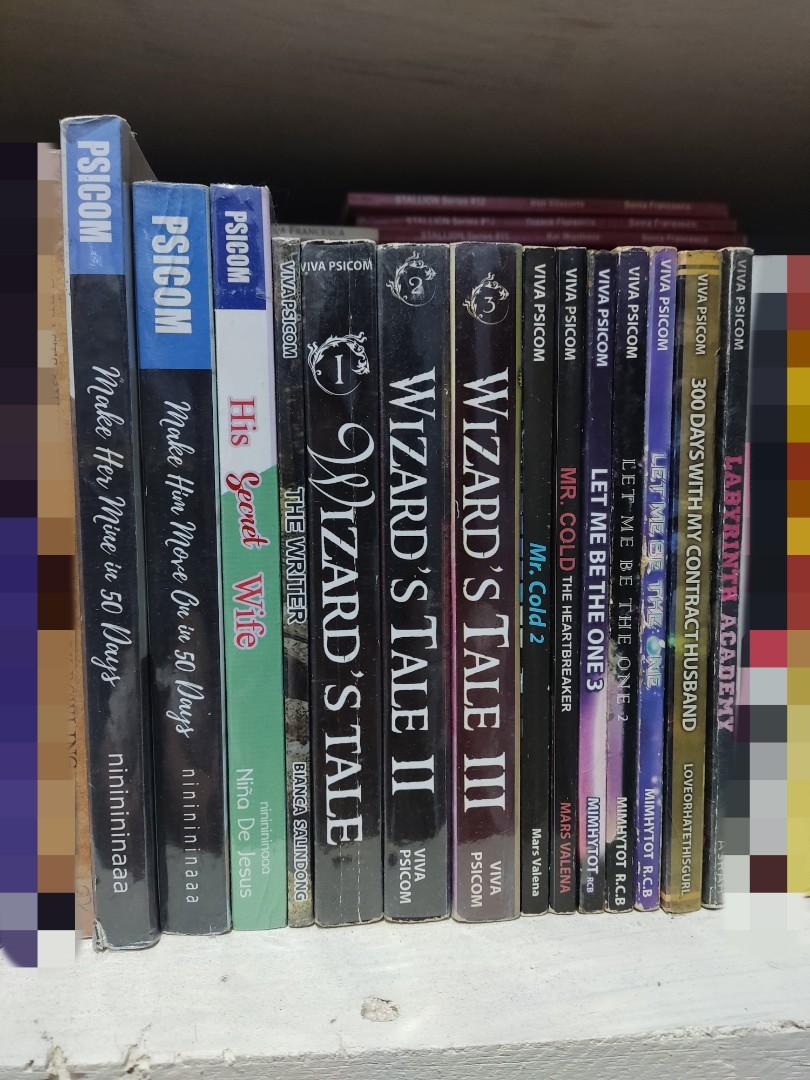 Wattpad books (pop fiction & psicom) (Category: Storybooks) located in Caloocan City. Submitted by levylevy (Listing ID 1159911648, Image 2). Description: SELLING PER BUNDLE PSICOM - 1,300 (SOME ARE SIGNED) POP FICTION - 2,600 MOP: GCASH, PAYMAYA, OR BANK TRANSFER ONLY (NO SHOPEE PAYMENT) MOD: SCO OR SDD MESSAGE FOR CONDITION OF THE BOOKS.