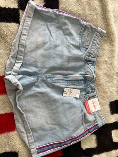 Woman’s denim shorts