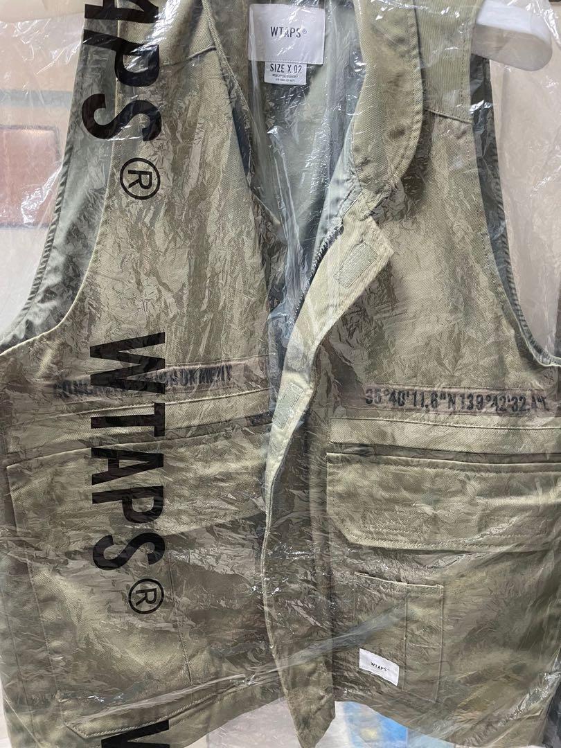 Wtaps 21ss vest olive size M, 男裝, 上身及套裝, 背心- Carousell