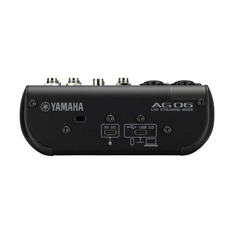 Yamaha AG06 MK2 USB Interface Mixing Live Streaming Console