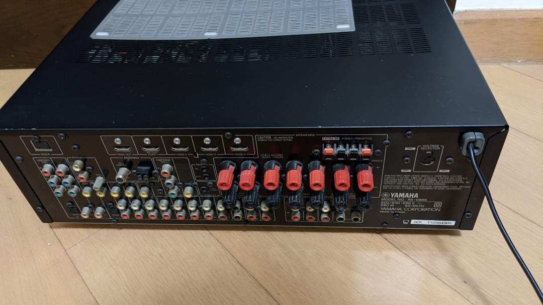 YAMAHA AV Receiver RXV665, 音響器材, Soundbar、揚聲器、藍牙喇叭、耳擴 Carousell