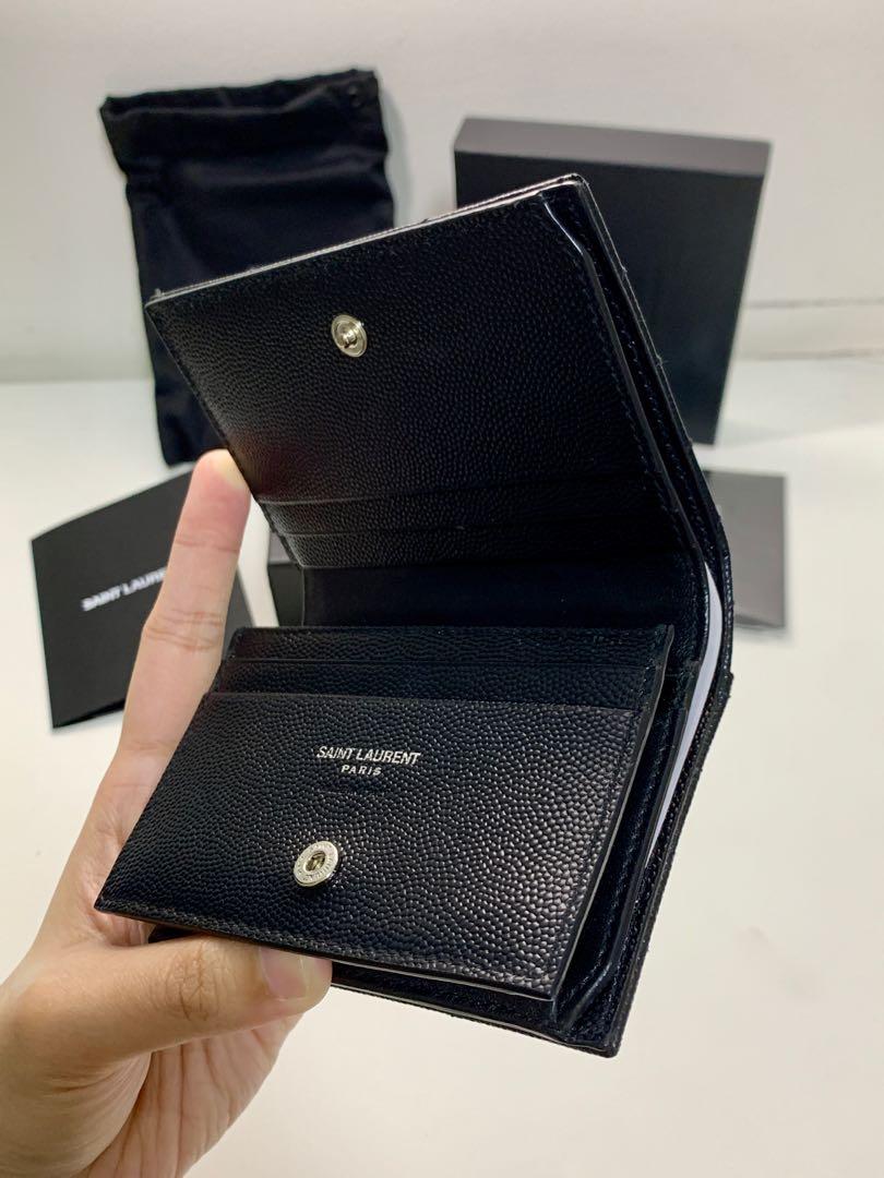 YSL leather bifold wallet (perfect, like brand new condition), Women's