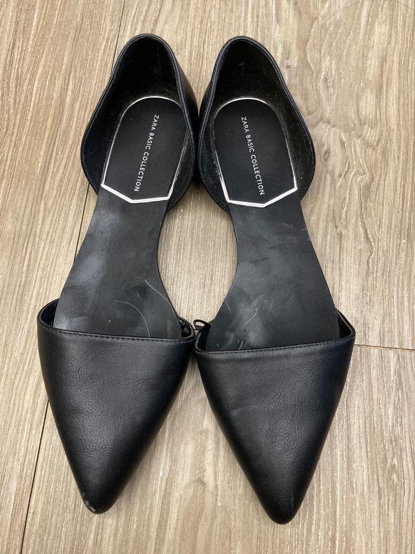 zara pointed flats