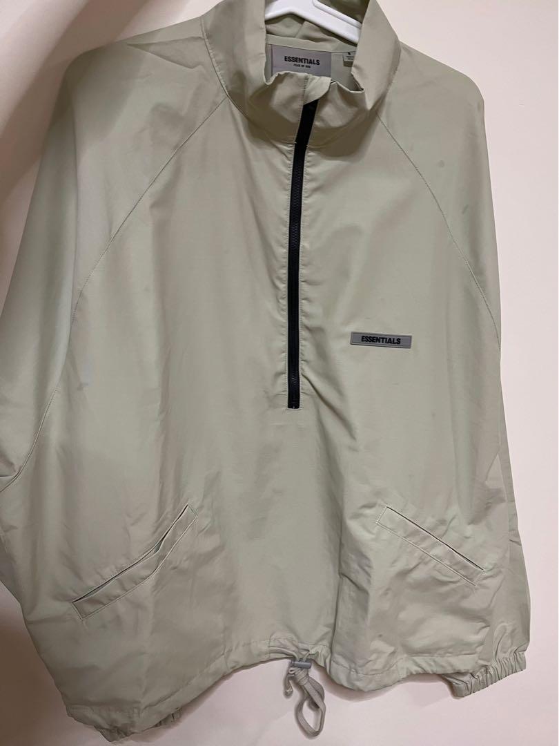 限時優惠！ FOG Essentials half zip track jacket (Beige), 男