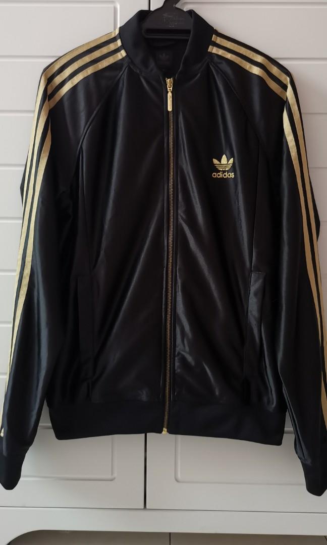 ADIDAS ORIGINALS Shiny Track Bomber Jacket Men s Fashion Coats