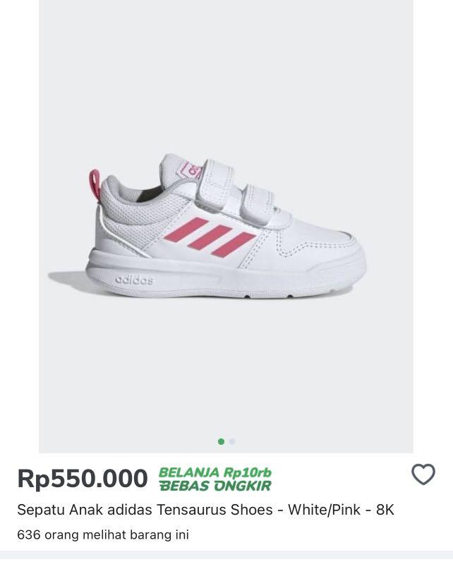 Adidas Tensaurus Kids Shoes, Bayi \u0026 Anak, Baju Anak Perempuan, 1 hingga 3  tahun di Carousell