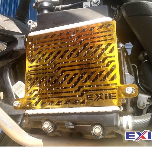 Aerox Radiator Cover, Motorcycles, Motorcycle Accessories on Carousell