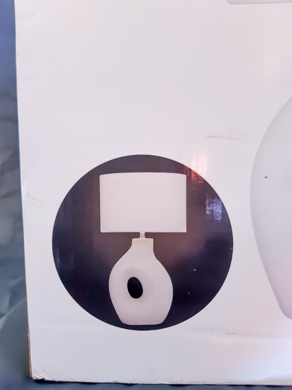 Anko Textured Base Table Lamp, Furniture & Home Living, Lighting & Fans