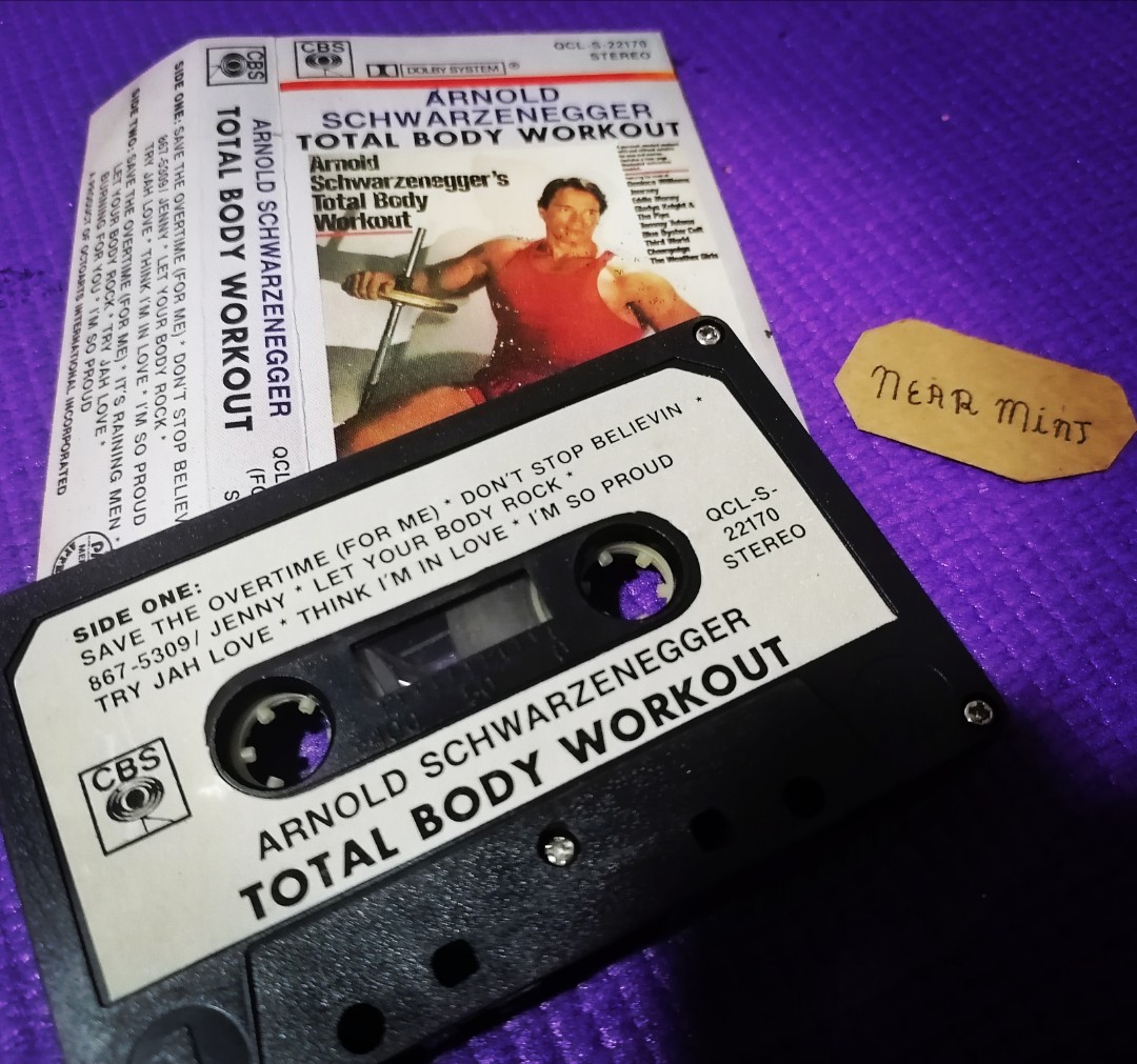 Arnold Schwarzenegger Total Body Workout Original Vintage Cassette Tapes For Sale Cassettes Tape