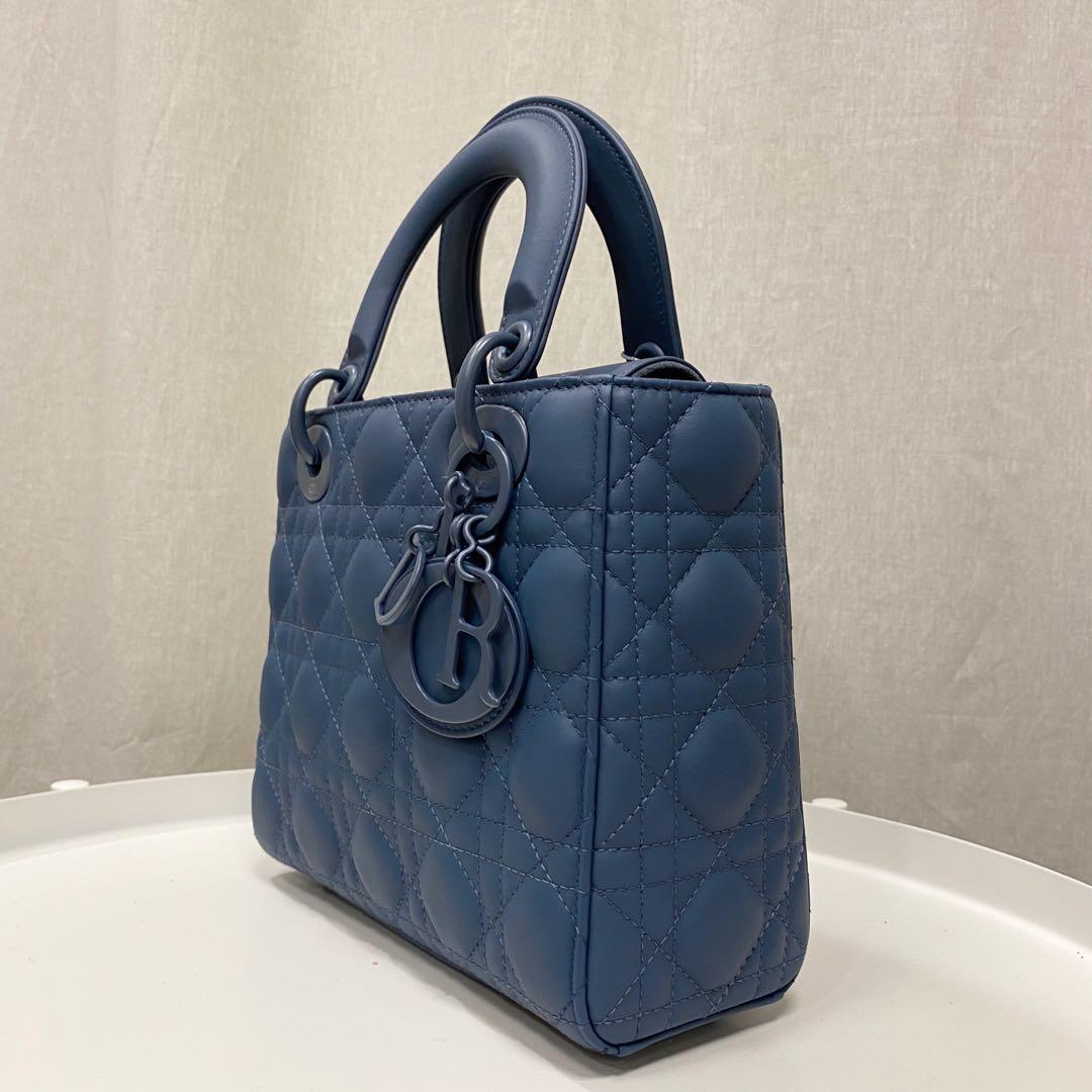 Lady dior matte blue cheap